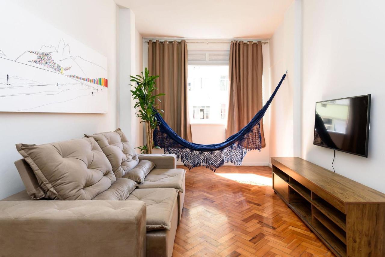2 Quartos Em Copacabana C/ Vista-Mar | Pj 135/808 Rio de Janeiro Ngoại thất bức ảnh